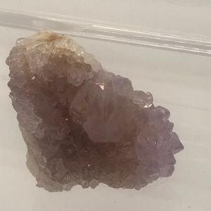 Pale Lilac & Citrine Spirit Quartz with starburst Amethyst points